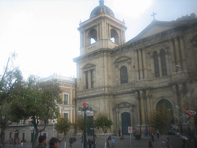 La Paz 015 main church at square
