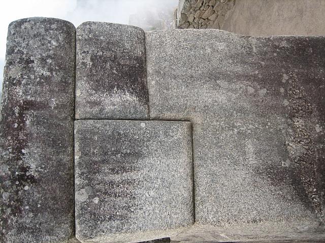 Machu Picchu 073 large rock with angles