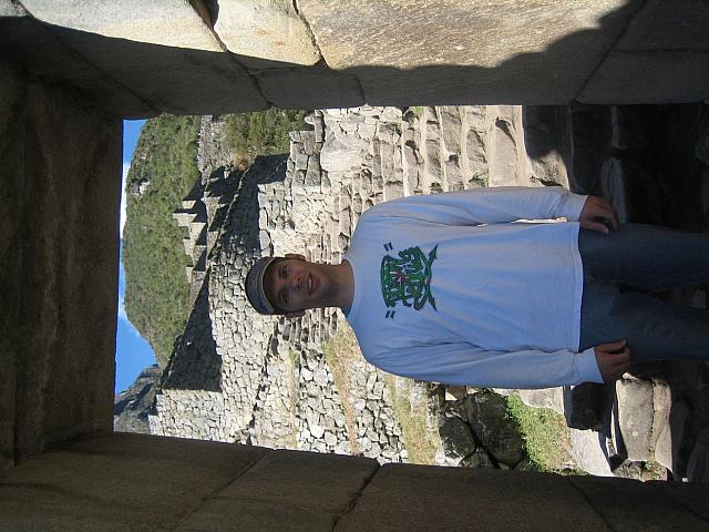 Machu Picchu 174 Ryan in door with latches