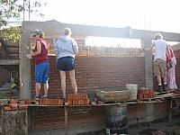 07-26-08 001 Finishing up the outside walls