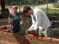 Linda 07 25 2008 218 Ryan and Andrea laying brick