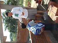 Linda 07 25 2008 267 Arturo giving Ryan a pencil for Friends