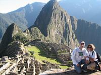 Machu Picchu 152 us on top guard house near Machu Picchu