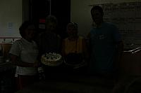 Karina 07 21 2008 160 Us with Marilyn and Linda and the cake