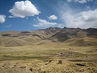 Bus to Puno 034 mountains and animals