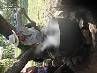 07-27-08 008 Boiling down cane sap
